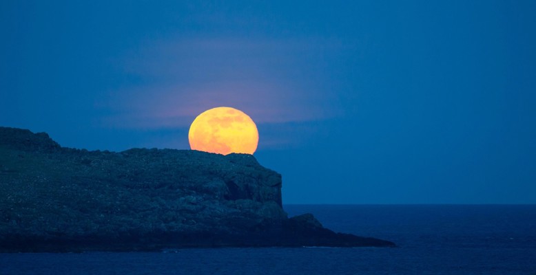 Haroldswick Moonrise